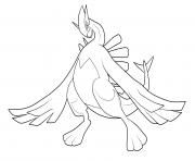 Coloriage pokemon noir et blanc legendaire 5 dessin