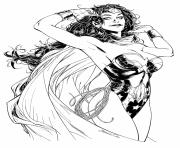 Wonder Woman by Brandon Peterson dessin à colorier