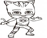 Coloriage Pyjamasques Catboy heros en Pajama dessin