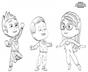 Coloriage Pyjamasques Pajama Hero dessin