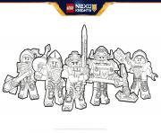 lego nexo knights Formation dessin à colorier
