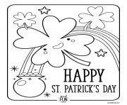 Coloriage saint patrick 8 dessin