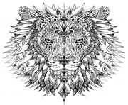 Coloriage loup gris animal timbre dessin