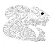 Coloriage adulte animaux poisson coloriage dessin