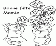 Coloriage bonne fete maman fete des meres dessin