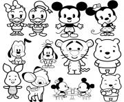 Coloriage Disney Cute Tsum Tsum dessin