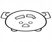 tsum tsum pig disney dessin à colorier