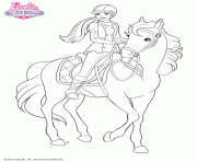 Coloriage docteur animaux barbie veterinaire dessin