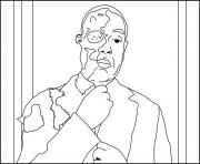 Coloriage Two Face Gus Breaking Bad