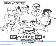 Coloriage breaking bad poster