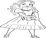 Coloriage elena avalor joue la musique avec francisco disney dessin