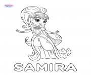 Coloriage Monkey Tala from shimmer et shine dessin