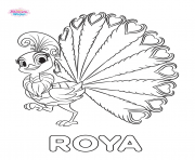 Coloriage shimmer et shine Roya