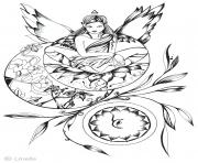 Coloriage adulte mandala complexe zen dessin