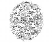 zen antistress motif abstrait inspiration florale 9 par juliasnegireva dessin à colorier