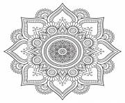 mandala floral background design hd dessin à colorier