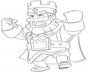 Coloriage clash royale sorciere dessin