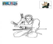 Coloriage one piece wanted sarquiss dead or alive dessin