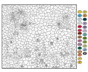 Coloriage magique multiplication ce2 pattern abstrait dessin