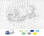 Coloriage cartoon anglerfish magique dessin