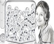 Coloriage soy luna photo a colorier ambre dessin