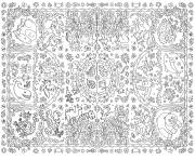 Coloriage xxl ddole mouton chat animaux oiseau lune nuage dessin