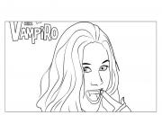 Coloriage chica vampiro daisy tape la pose dessin