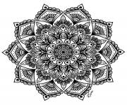Coloriage mandalas to download for free 27  dessin