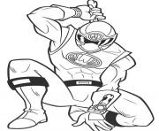 Coloriage power rangers spd dessin