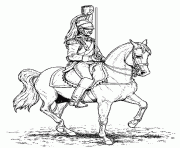 Coloriage bouclier de chevalier avec motifs dessin