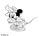 Coloriage mickey mouse vampire halloween dessin