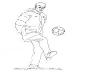 Coloriage foot logo Olympique Lyonnais dessin