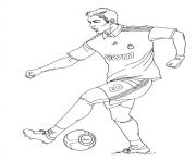 cristiano ronaldo joueur de foot real madrid dessin à colorier