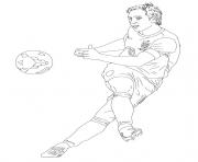 Coloriage frank lampard joueur de foot