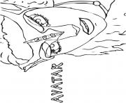 avatar poster logo film dessin à colorier
