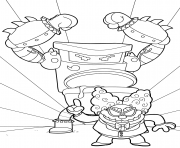 Tippy Tinkletrousers Evil Character de Capitaine Bobette Film dessin à colorier
