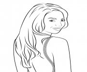Coloriage Taylor Swift Funny dessin