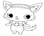 Jewelpet Milky dessin à colorier