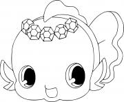 Jewelpet Aqua dessin à colorier