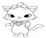 Jewelpet Diana dessin à colorier