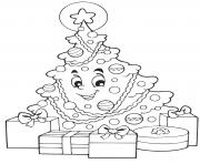 Coloriage pere noel rennes dessin