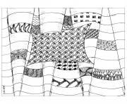 adulte zentangle by cathym 25 dessin à colorier