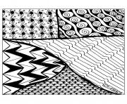 adulte zentangle by cathym 26 dessin à colorier