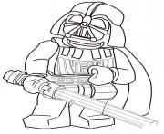 Coloriage lego star wars darth maul dessin