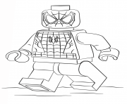Coloriage lego iron man super heroes dessin