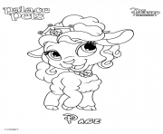 Coloriage brie princess disney dessin