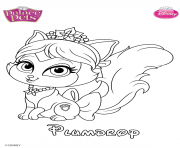 plumdrop princess disney dessin à colorier