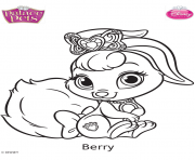 palace pets berry disney dessin à colorier