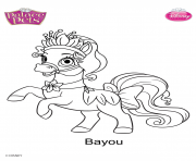 Coloriage whisker haven jane hair princess palace pet disney dessin