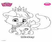 Coloriage honeycake princess disney dessin